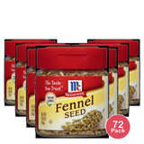 McCormick Fennel Seed 0.85 oz (Pack of 72)