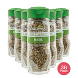 McCormick Gourmet - Organic Basil Leaves 0.55 oz (Pack of 36)