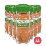 McCormick Gourmet Organic Ground Saigon Cinnamon 1.25Oz (Pack of 36)