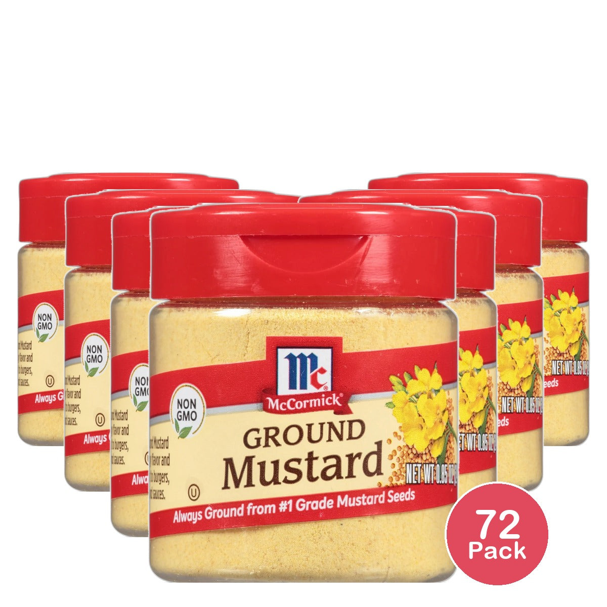 McCormick Ground Mustard (Pack of 72)