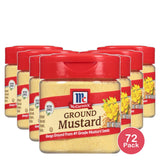 McCormick Ground Mustard (Pack of 72)
