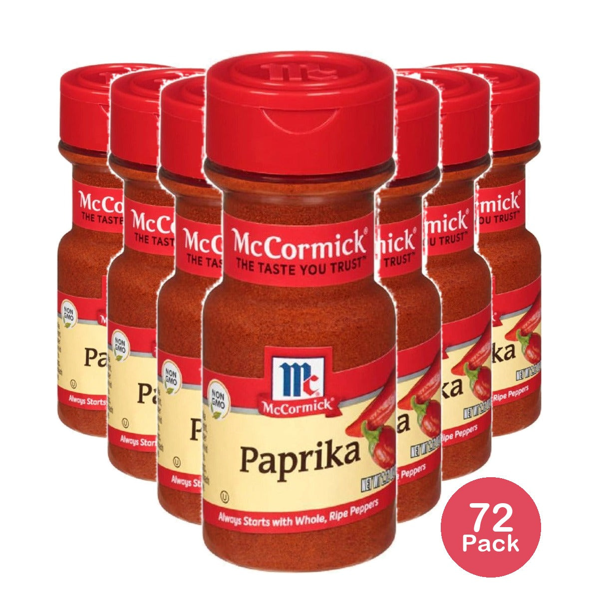 McCormick Kosher Paprika 2.12 Oz (Pack of 72)