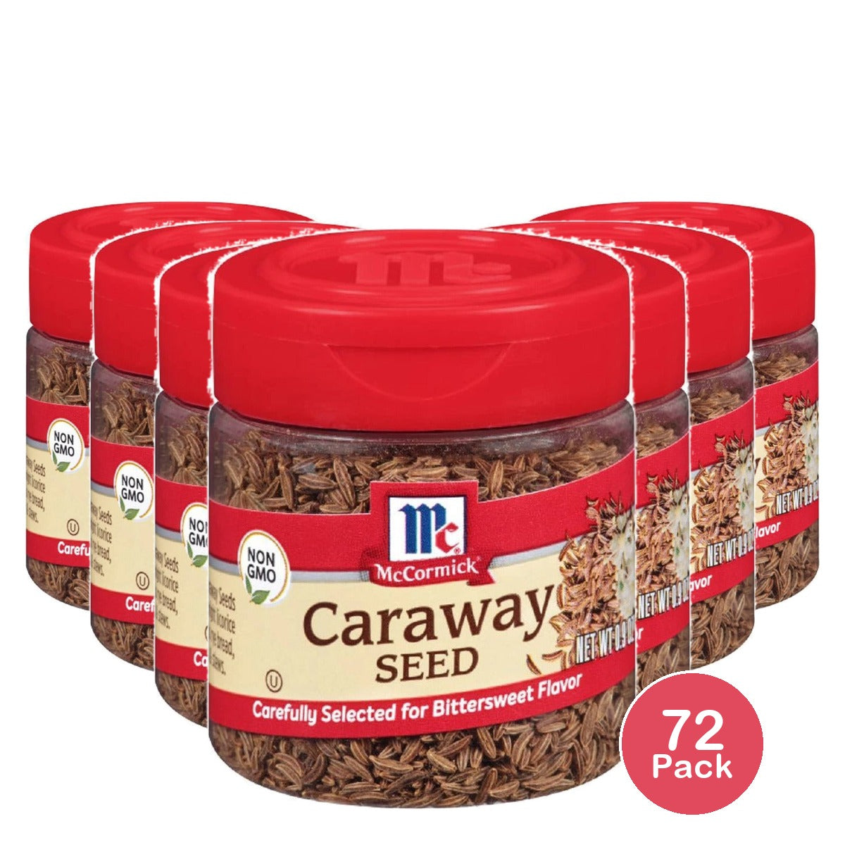 McCormick Kosher Whole Caraway Seed 0.9 Oz (Pack of 72)