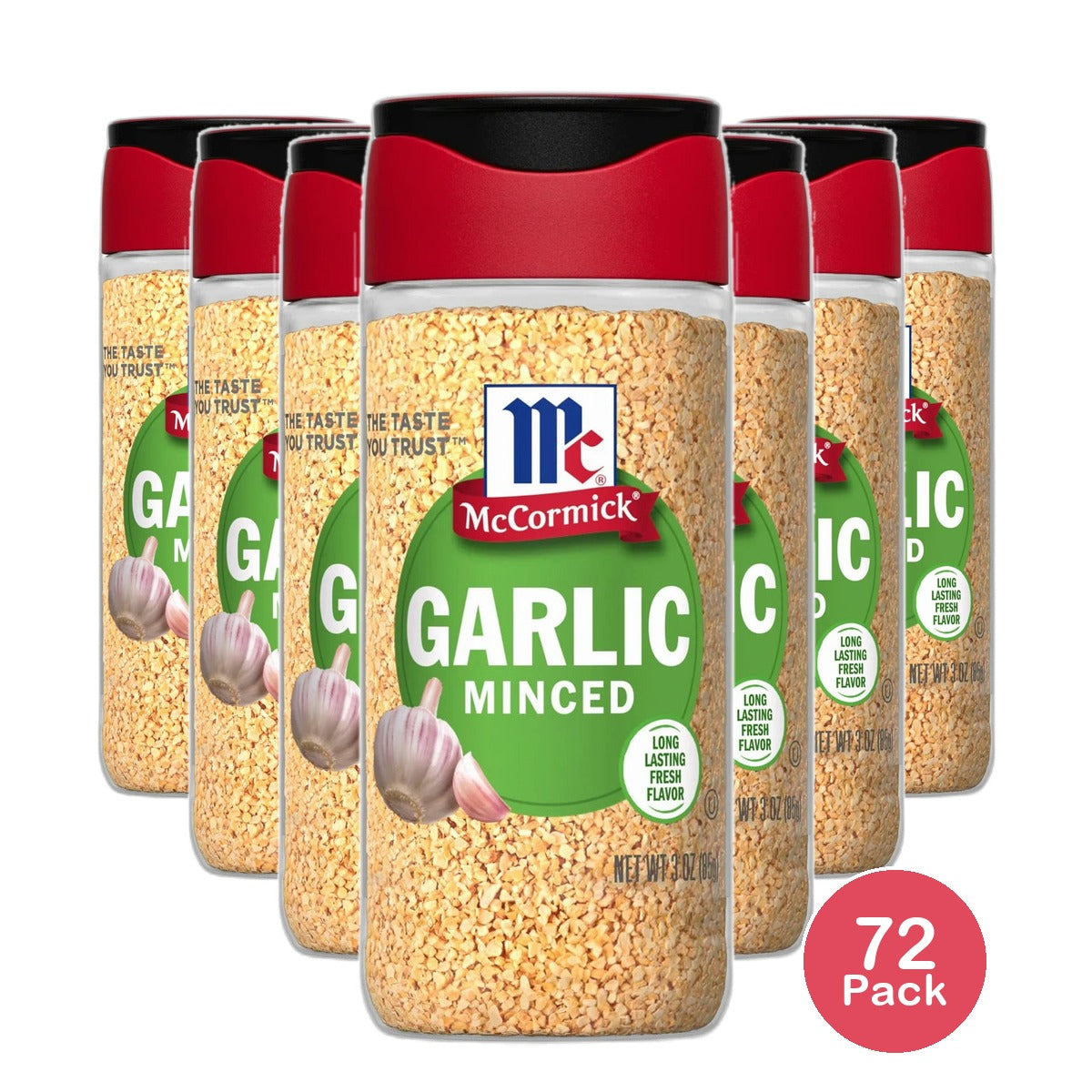 McCormick Minced Garlic 3Oz (Pack of 72)