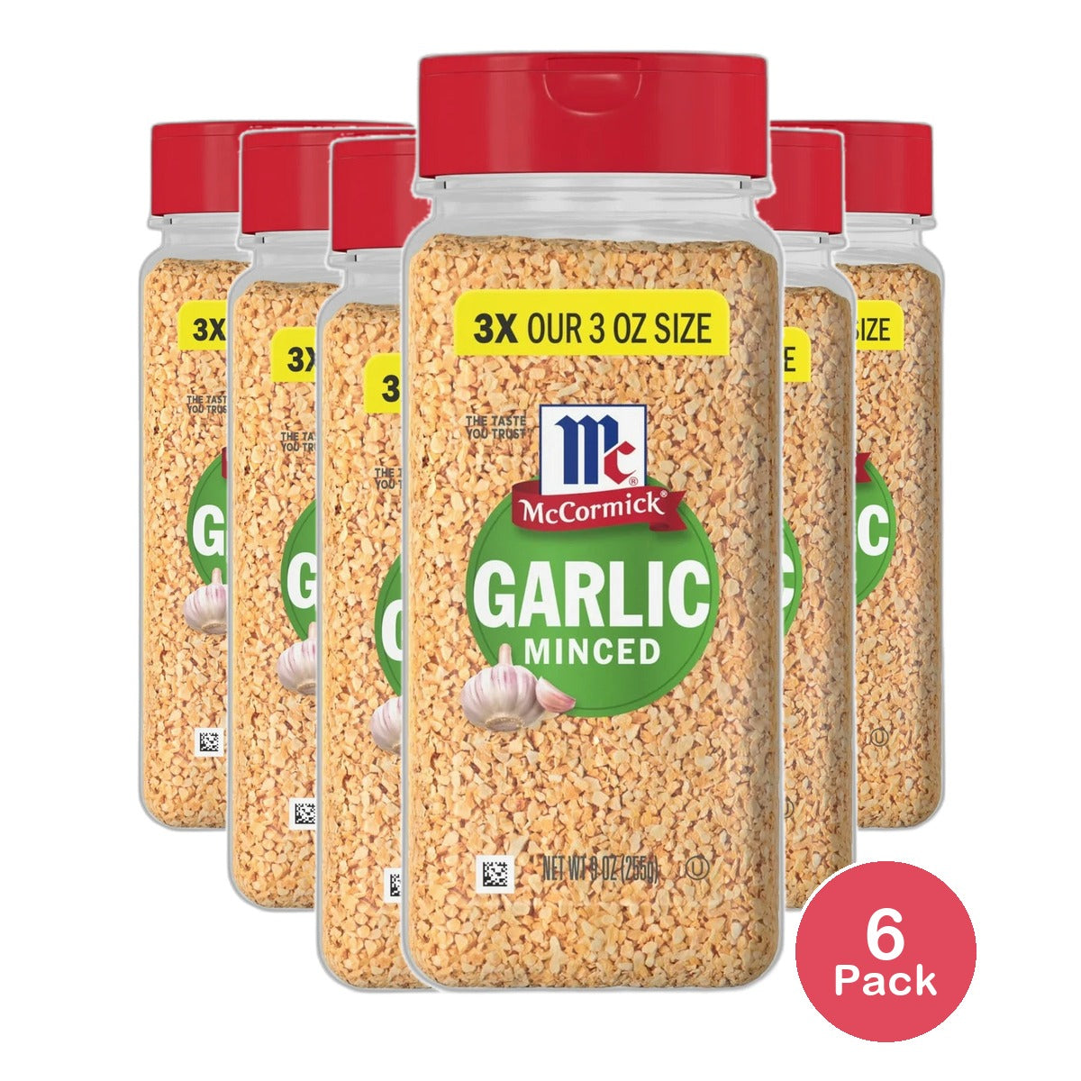 McCormick Minced Garlic 9Oz (Pack of 6)