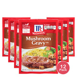 Mccormick Mushroom Gravy Mix 0.75 Oz (Pack Of 12)