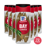 Mccormick No Artificial Flavors Kosher Bay Leaves Bottle 0.12 Oz (Pack Of 72)