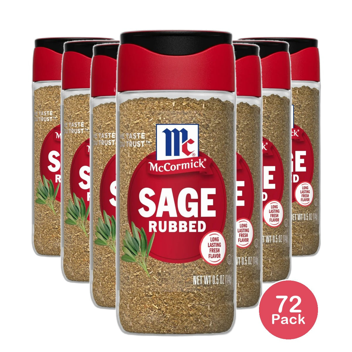 McCormick Rubbed Sage 0.5Oz (Pack of 72)