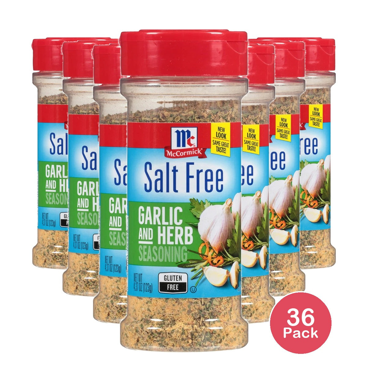 McCormick Salt & Gluten Free Garlic & Herb Seasoning - 4.37oz (Pack of 36)