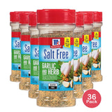 McCormick Salt & Gluten Free Garlic & Herb Seasoning - 4.37oz (Pack of 36)