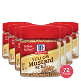 McCormick Yellow Mustard Seed 1.4 oz (Pack of 72)