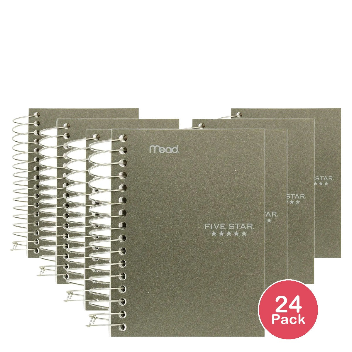 Mead Five Star Fat Lil' Wirebound Notebook Assorted Colors 5.9oz (Pack of 24)