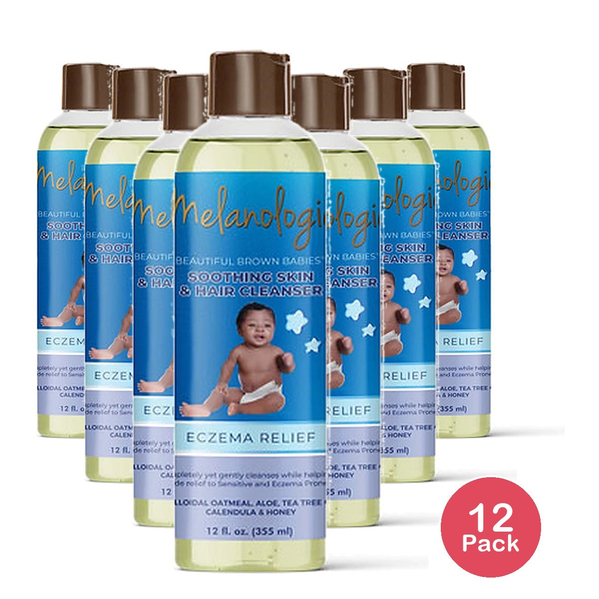 Melanologie Baby Cleanser Eczema 14.4 Oz (Pack of 12)