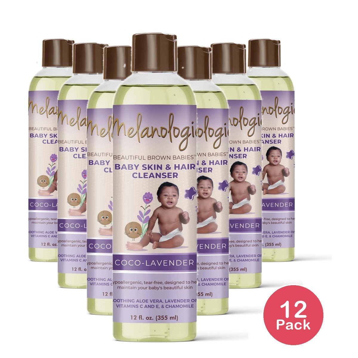 Melanologie Beautiful Brown Babies Cleanser 14.4 Oz (Pack of 12)