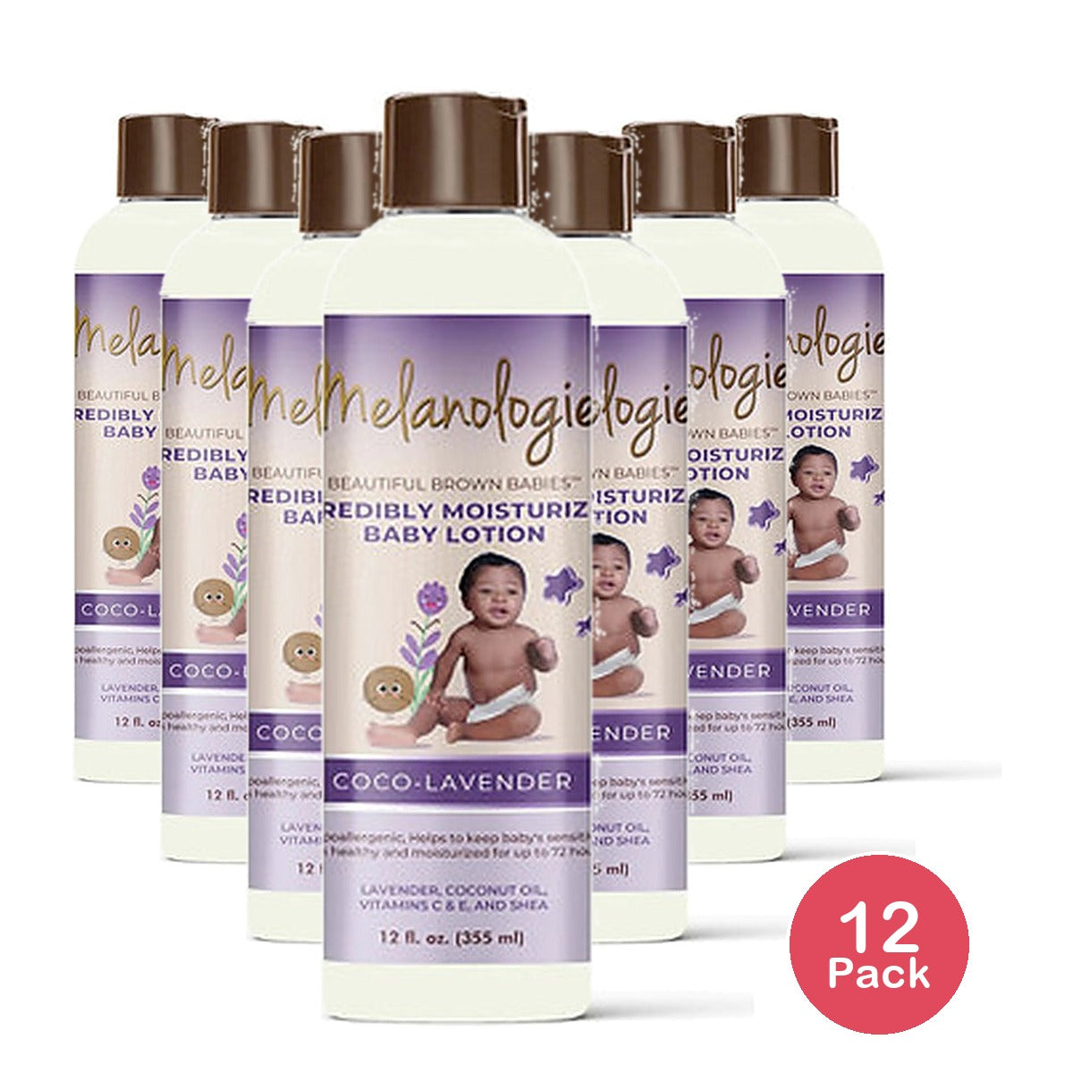 Melanologie Beautiful Brown Babies Moisturizer 14.4 Oz (Pack of 12)