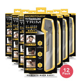 Micro Touch Titanium Trim Hair And Body Groomer Tool 6.4Oz (Pack of 12)