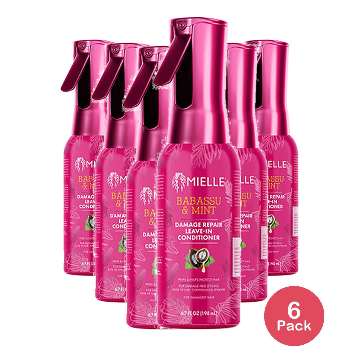 Mielle Babassu & Mint Deep Moisturizing Conditioner 6.7 Oz (Pack of 6)