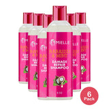 Mielle Organics Babassu & Mint Damage Repair Shampoo 8 Oz (Pack of 6)