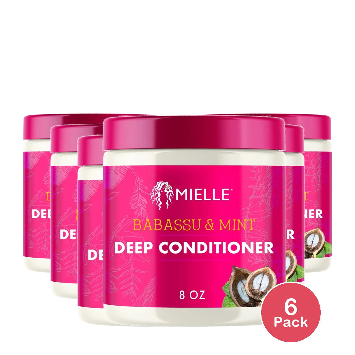 Mielle Organics Babassu & Mint Deep Conditioner 8 Oz (Pack of 6)