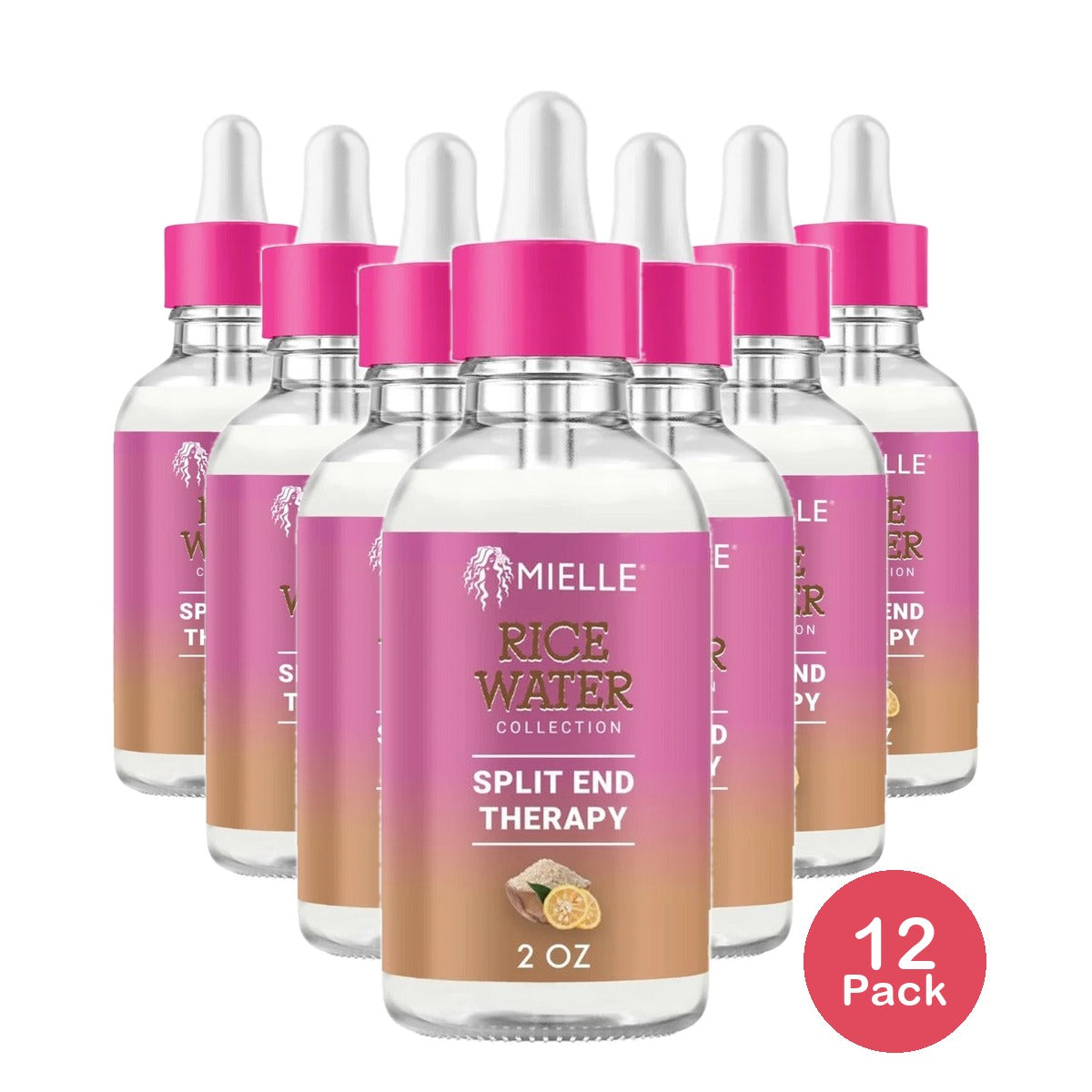 Mielle Organics Rice Water Split End Therapy 2 Oz (Pack of 12)
