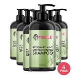 Mielle Organics Rosemary Mint Shampoo 12 Oz (Pack of 6)