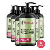 Mielle Organics Rosemary Mint Shampoo 20 Oz (Pack of 6)