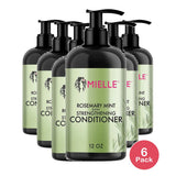 Mielle Organics Rosemary Mint Strengthening Conditioner 12 Oz (Pack of 6)