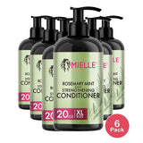 Mielle Organics Rosemary Mint Strengthening Conditioner 20 Oz (Pack of 6)