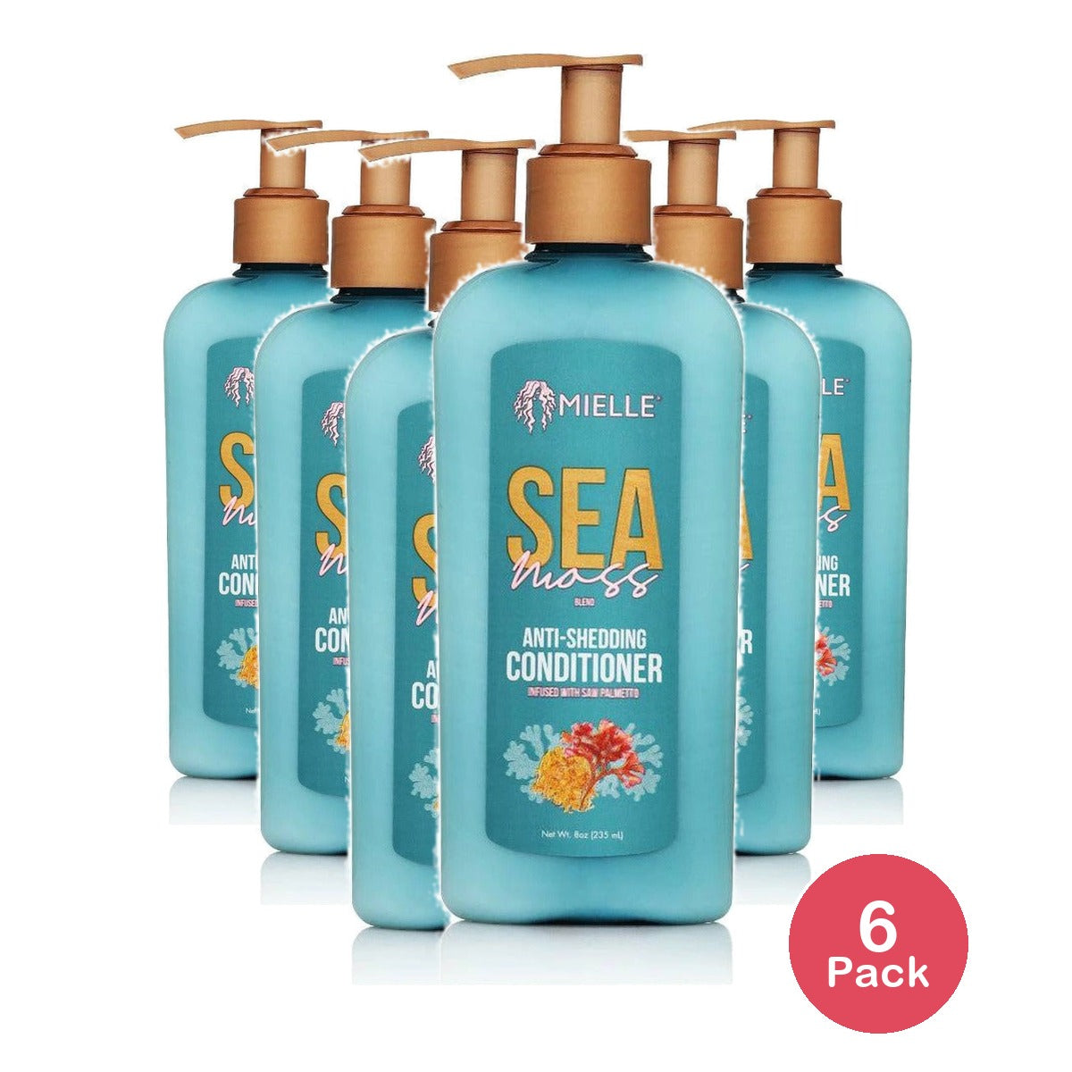 Mielle Organics Sea Moss Anti-Shedding Conditioner 8 Oz (Pack of 6)