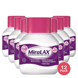 Miralax Osmotic Laxative Powder Gentle Constipation Relief 4.1Oz (Pack of 12)
