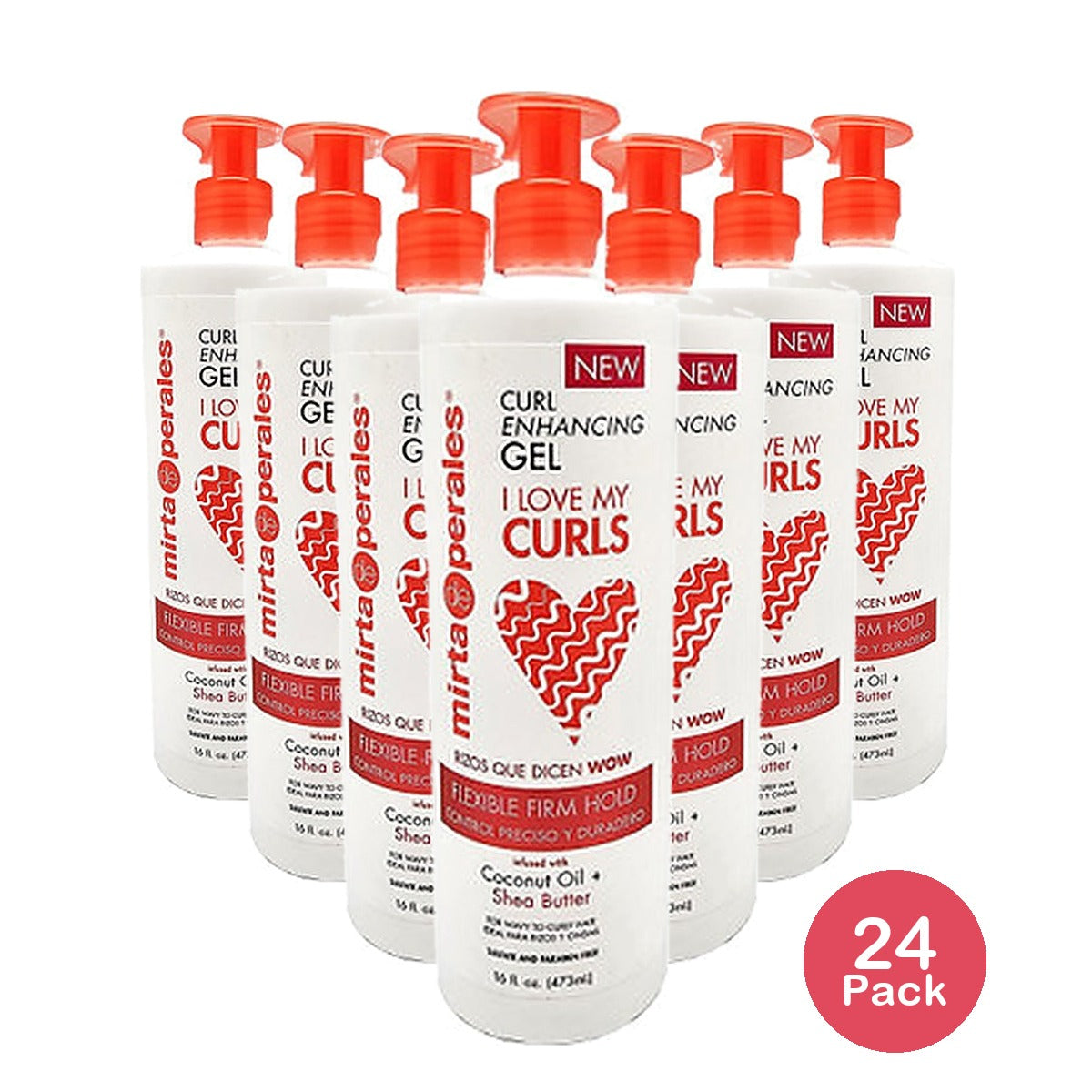 Mirta de Perales I Love My Curls Hair Gel 16 Oz (Pack of 24)