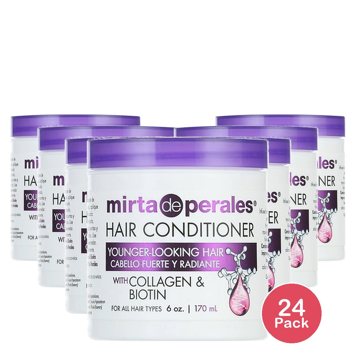 Mirta de Perales Younger-Looking Hair Conditioner 6 Oz (Pack of 24)