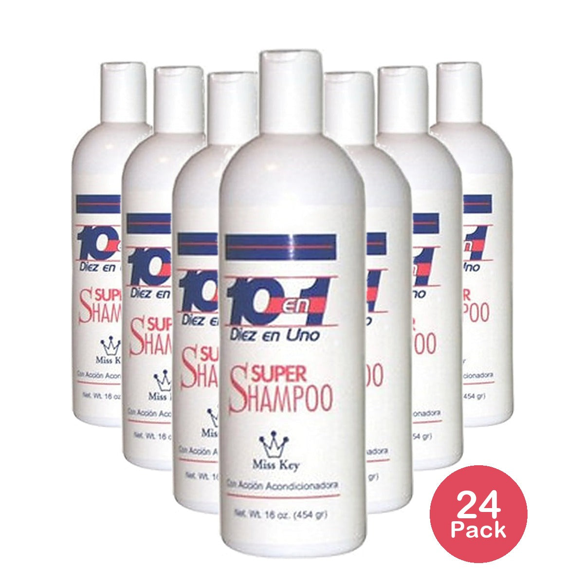 Miss Key 10 In 1 Super Shampoo 16 Oz (Pack of 24)