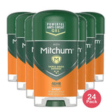 Mitchum Clear Gel Antiperspirant And Deodorant Sport 2.25Oz (Pack of 24)