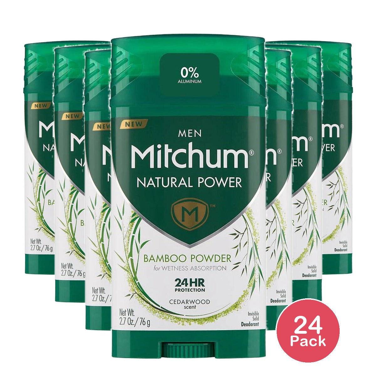 Mitchum Men's Natural Power Deodorant 2.7 Oz (Pack of 24)