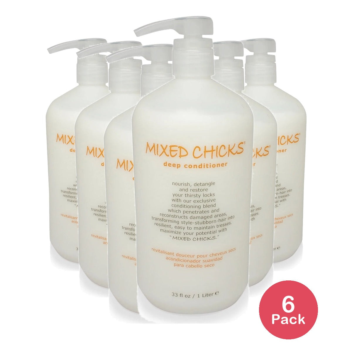 Mixed Chicks Deep Conditioner 33 Oz (Pack of 6)
