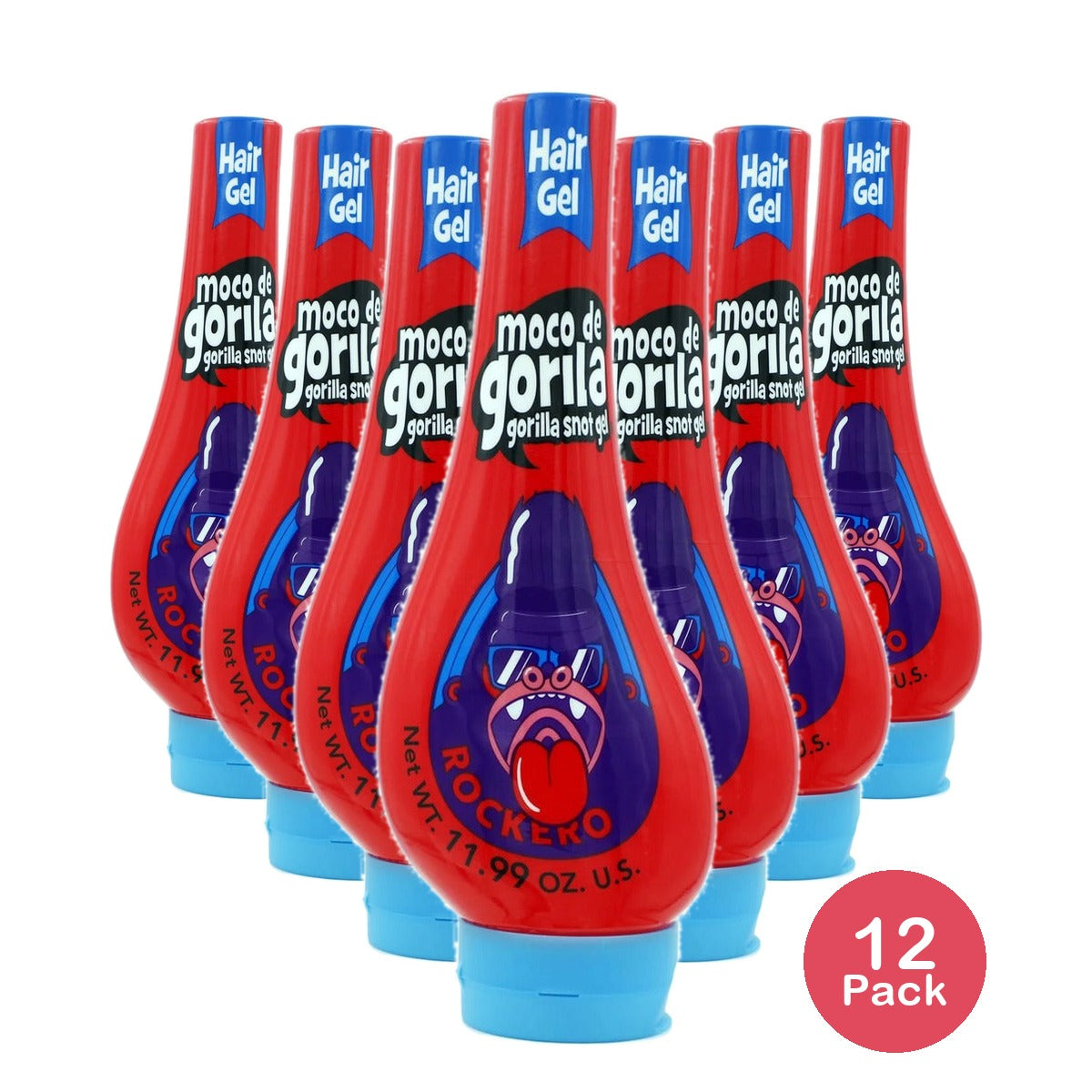 Moco Gorila Rockero Hair Gel 11.9 Oz (Pack of 12)