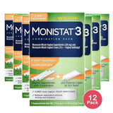 Monistat 3-Day Combo Pack Disposable (Pack of 12)