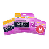 Monistat 7 Vaginal Antifungal Cream For 7 Days 1 Kit 1.59oz (Pack of 12)