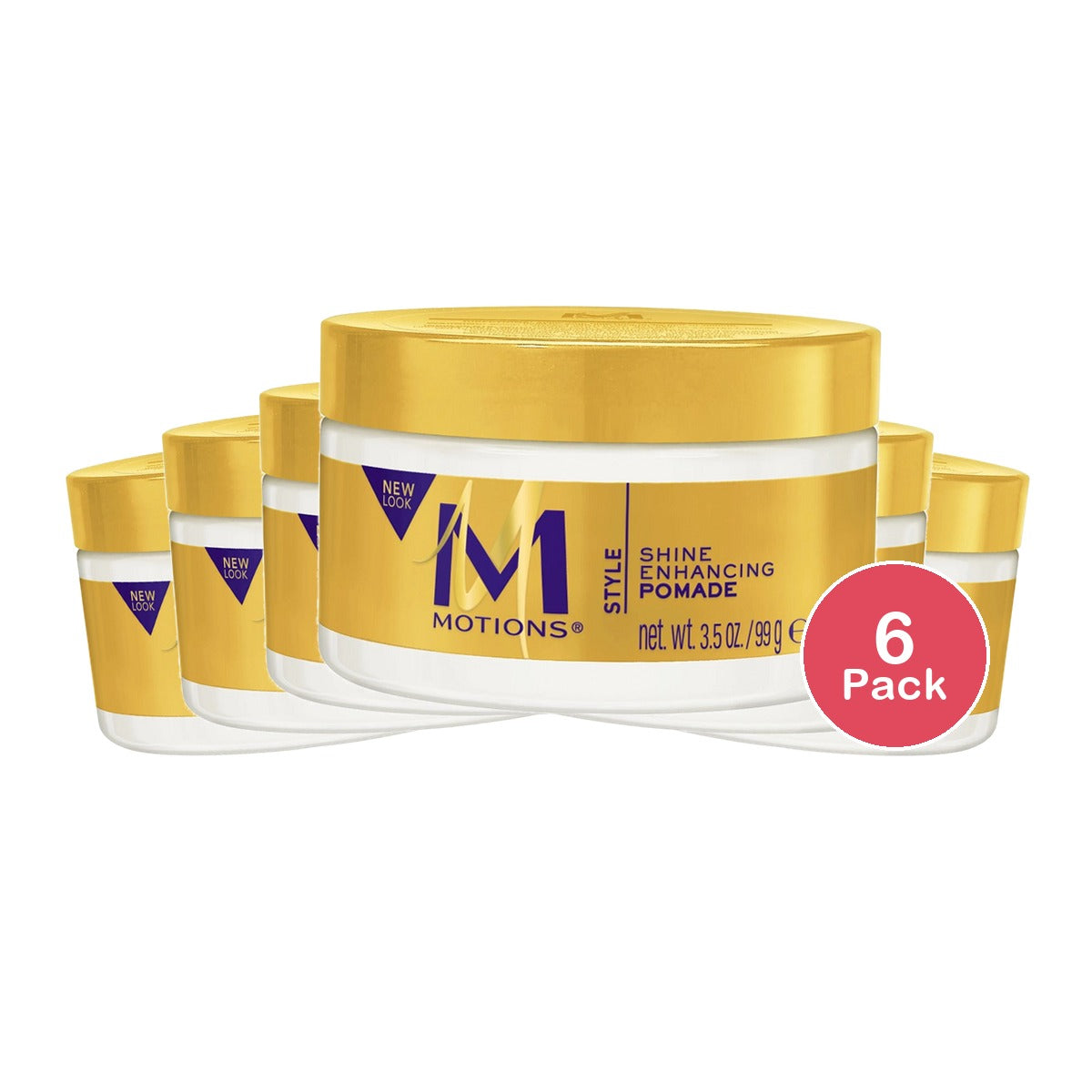 Motions Shine Enhancing Pomade 3.5 Oz (Pack of 6)