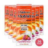 Motrin Children's Ibuprofen Kids Medicine Berry Flavored 4Oz (Pack of 36)