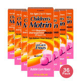 Motrin Children's Pain Reliever/Fever Reducer 4 Fl Oz (Pack of 36)
