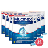Mucinex Expectorant Maximum Strength 1200 Mg Tablets28 Ea 0.07Oz (Pack Of 24)
