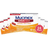 Mucinex Max Strength Sinus & Cough Medicine - Tablets - 20Ct 0.08 Oz (Pack Of 24)