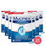 Mucinex Maximum Strength Extended-Release Bi-Layer Tablets14 Ea 0.07Oz (Pack Of 24)