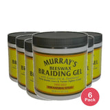 MURRAY's - Beeswax Braiding Gel FIRM HOLD 6 oz (Pack of 6)