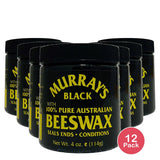 Murray's Black Beeswax 4 oz (Pack of 12)