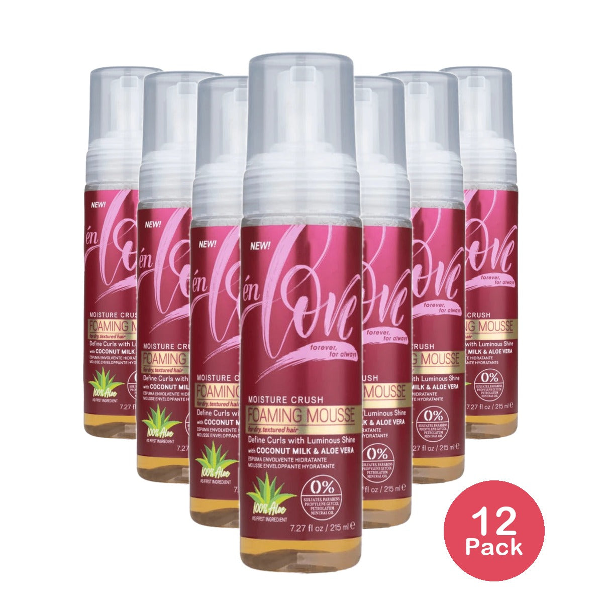n Love Moisture Crush Foaming Mousse 7.27 Oz (Pack of 12)