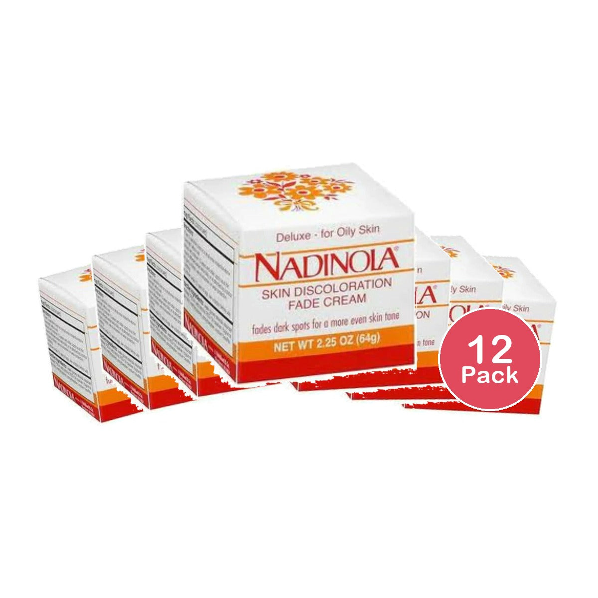 Nadinola Fade Cream For Oily Skin 2.25 Oz (Pack of 12)