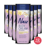 Nair Hair Remover Body Cream Nourish Oat Milk Vanilla 7.9 oz (Pack of 12)